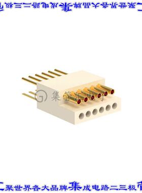A79624-001 针座连接器12POS接头2排0.64mm母插口公插脚通孔直针