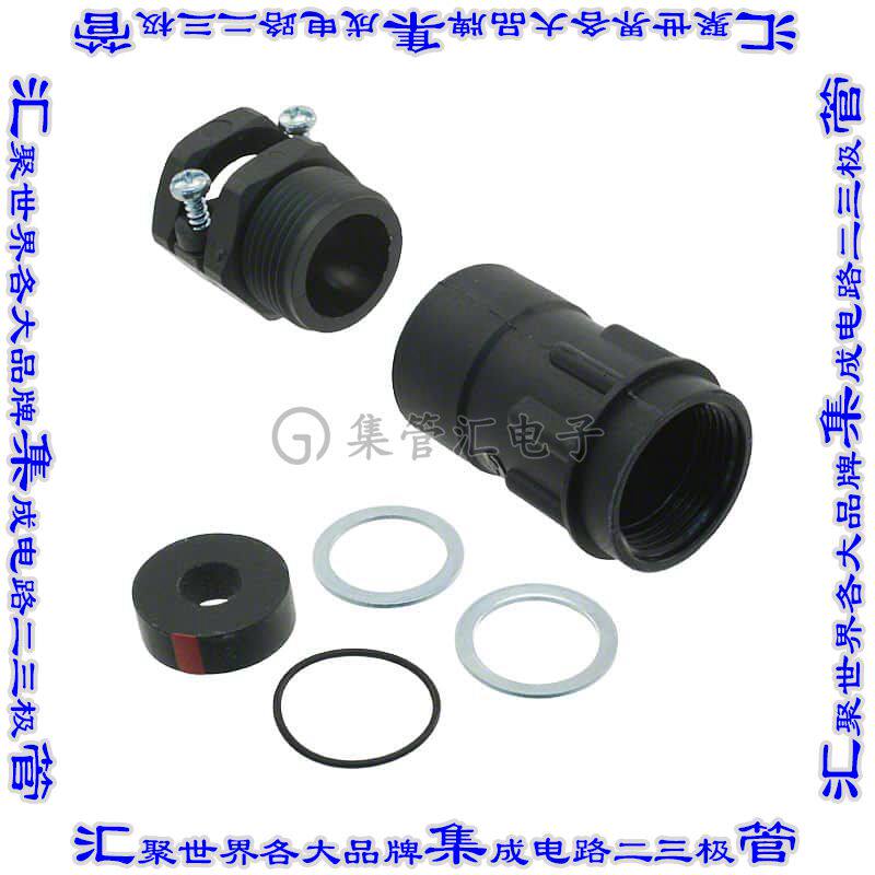 TR14AHC1N 接插件连接器CONN BACKSHELL W/CLMP SZ14 BLACK