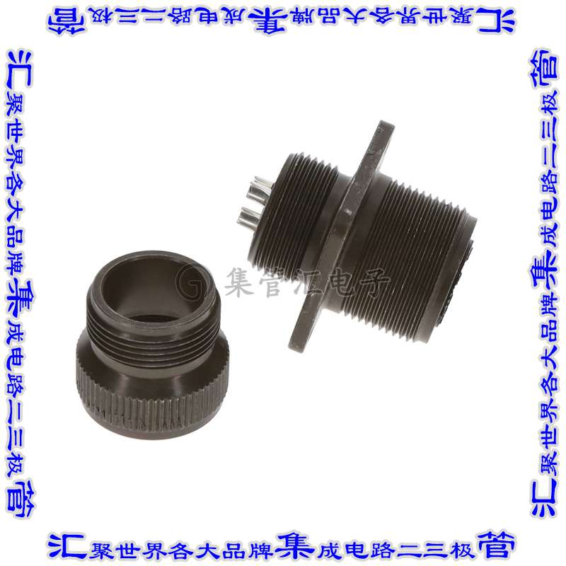 MS3100A16-10S 圆形连接器3POS插座母插口焊杯银面板安装