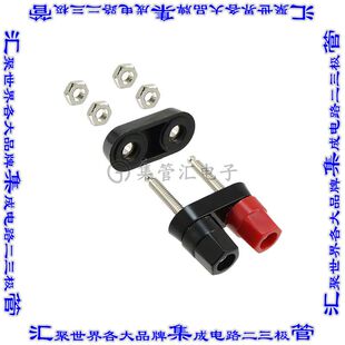 POST BIND DUAL HEX RED 7018 BLK 接插件连接器CONN