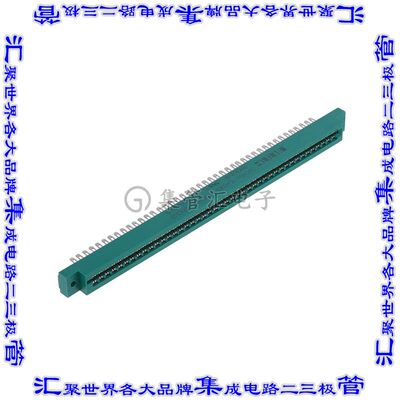 305-086-500-202 卡边缘连接器86POS母头2排3.96mm绿色镀金