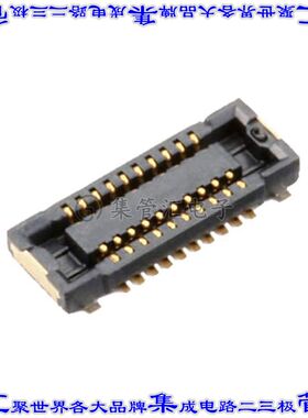 AXF5A2012A 板对板连接器20POS插口中央触点带2排0.35mm表贴SMD镀