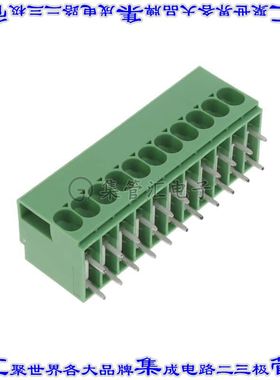 1017501 线对板连接器11POS接线端子5.08mm通孔水平带板