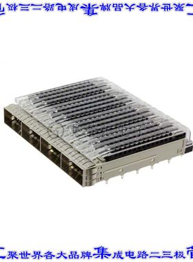 2170790-4 插拔式连接器外壳成组(1 x 4)QSFP28通孔直角压配