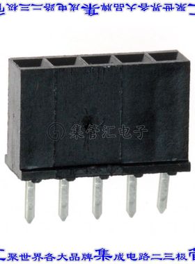 66951-005LF 针座连接器5POS插座2.54mm母形插口通孔直针镀金