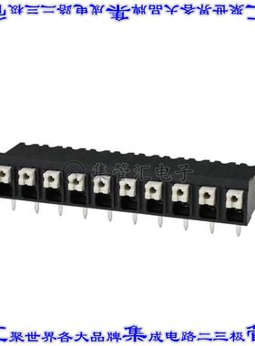 TBLH10-500-10BK 线对板连接器10POS接线端子5mm通孔水平带板