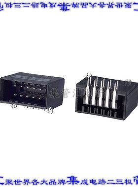 178305-5 针座连接器10POS接头2排3.81mm公形插针通孔直角锡