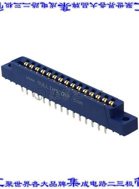 EBM15DRXH 卡边缘连接器30POS母头2排3.96mm蓝色镀金