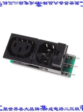6423.0151.15 电源接入连接器插座母形插口IEC320-2-2/F面板安装