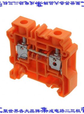 CY10/O 端子块连接器2POS馈通式10.0mm橙色6-24AWG