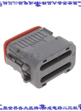 IT06-12SA-020-N 矩形连接器外壳12POS插头2排母形插口灰色自由悬