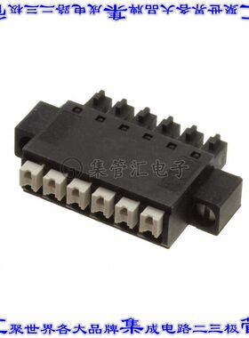 1971650000 端子块连接器6POS插头母插口3.81mm黑色自由悬挂