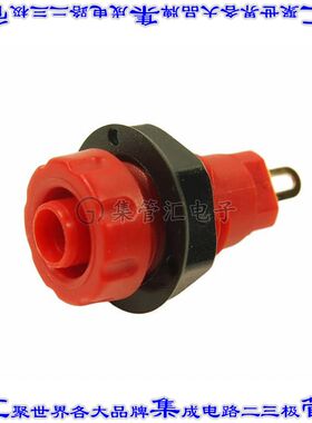 FCR14461 接插件连接器4MM PANEL SKT S16C RED WITHNUT