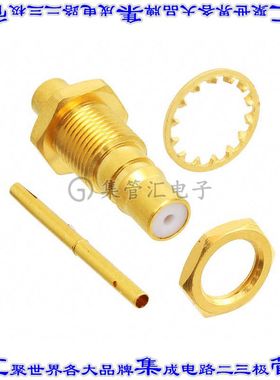 1408349-1 同轴连接器QMA插孔母形插口焊接50欧姆面板安装