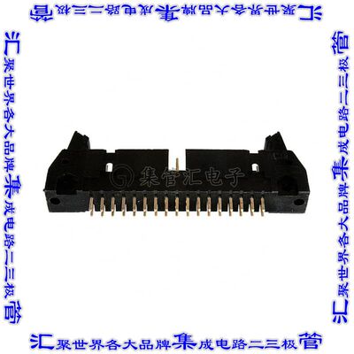 5499374-8 针座连接器34POS接头2排2.54mm公形插针通孔直针镀金