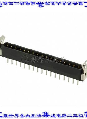 M80-8771722 针座连接器17POS接头2mm公形插针通孔直针镀金