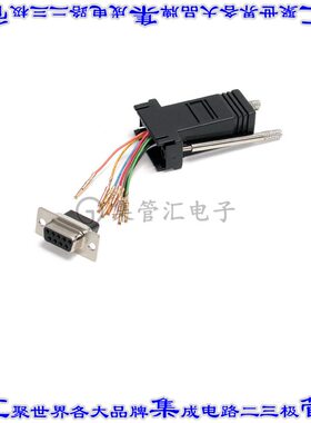 GC98FF 适配器 D-Sub9 母型引脚 至 模块母插孔8p8c（RJ45）