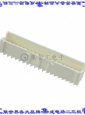 3-1969570-8 针座连接器38POS接头2排2.5mm公形插针通孔直针锡