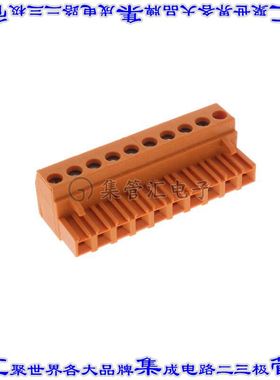 1282560000 端子块连接器10POS插头母插口5.08mm橙色自由悬挂