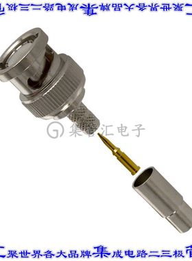 36650-3RFX 同轴连接器BNC插头公引脚压接50欧姆自由悬挂