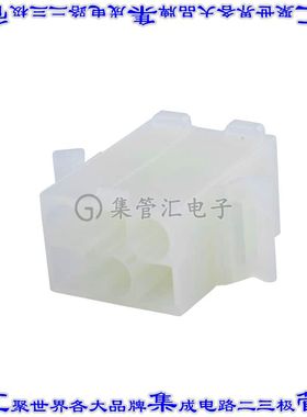 39036060 0039036060矩形连接器外壳6POS插头2排6.7mm天然色面板