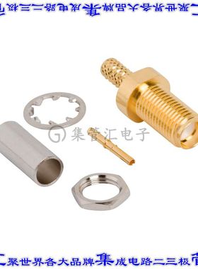 901-10736 同轴连接器SMA插孔母形插口焊接50欧姆面板安装