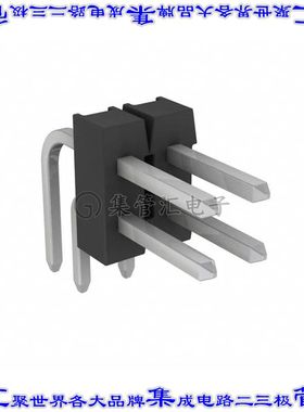 9-103795-0-02 针座连接器4POS分离式2排2.54mm公形插针通孔直角