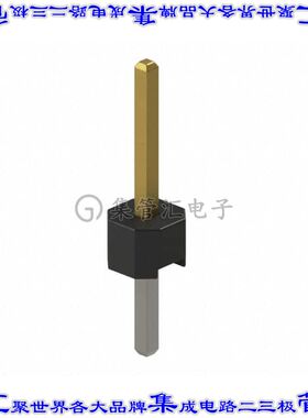951101-8622-AR 针座连接器1POS接头公形插针通孔直针镀金