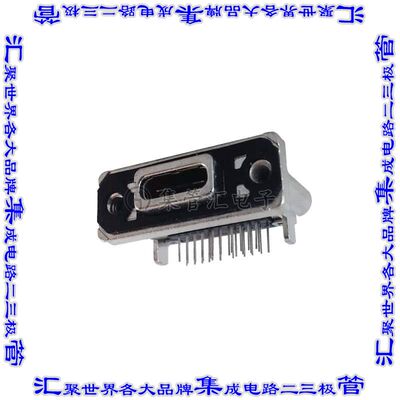 MUSBRM1C1M0 连接器USB TYPE-C插座24POS通孔直角