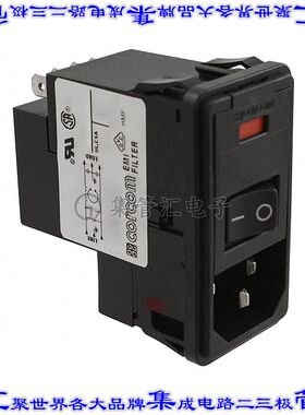 PS0S0DS30 电源接入连接器3POS插座公插片模块IEC320-C14面板安装