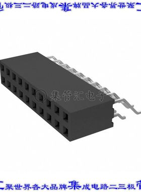 M20-7921042R 针座连接器20POS插座2排2.54mm叉状表贴SMD镀金