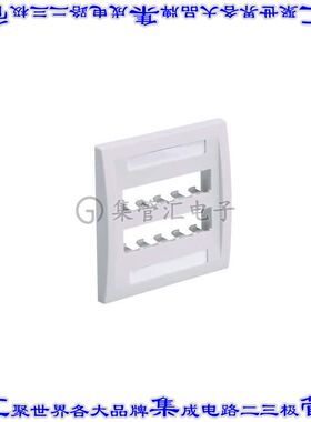 CFPE10EI-2GY 接插件连接器FACEPLATE, 10 PORT, DOUBLE GANG,
