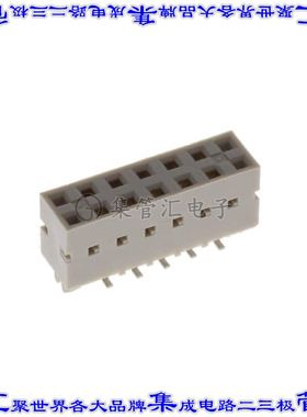 91615-305LF 针座连接器10POS插座2排2.54mm母形插口表贴SMD镀金