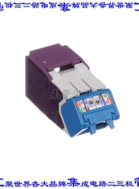 CJUD6X88TGVL 接插件连接器CAT6A UP/DOWN 45 DEGREE TG WIREC