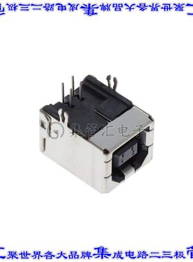 61729-1020BLF 连接器USB-B插座4POS USB 2.0通孔直角