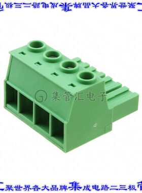 1913523 端子块连接器4POS插头母插口10.16mm绿色自由悬挂
