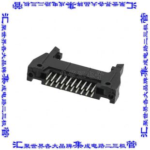 N3428 针座连接器20POS接头2排2.54mm公形插针通孔直针镀 6302RB