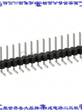 PEC14SBAN 针座连接器14POS分离式2.54mm公形插针通孔直角锡