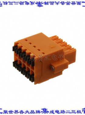 1277690000 端子块连接器10POS插头母插口2排3.5mm橙色自由悬挂