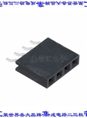 M20-7910442R 针座连接器4POS插座2.54mm叉状表贴SMD镀金