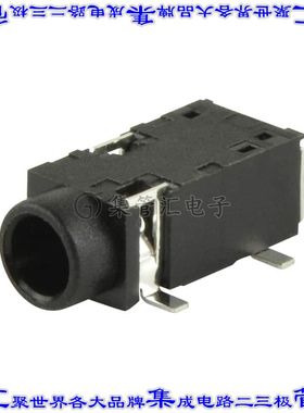 SJ2-35813B-SMT-TR 接插件连接器AUDIO JACK, 3.5 MM, RT, 3 COND