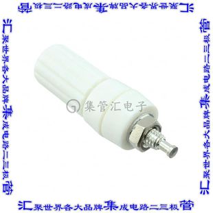 接插件连接器CONN BIND POST WHITE FLUTED P3760