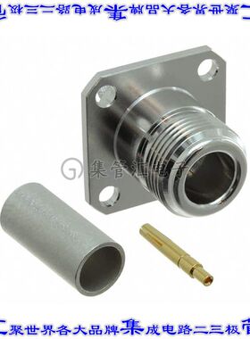 53K407-106N5 同轴连接器N型插孔母形插口压接50欧姆面板安装