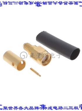 R125075000 同轴连接器SMA插头公引脚压接焊接50欧姆自由悬挂