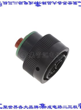 HDP26-18-6SN-C030 圆形连接器2POS插头外壳用于母插口黑色自由悬