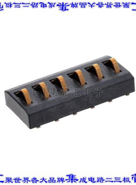 9155006401006 009155006401006弹簧式连接器6POS电池触点4mm表面
