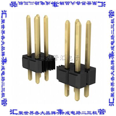 929715-01-11-I 针座连接器22POS接头2排2.54mm公形插针通孔直针