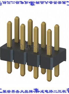 M22-2520405 针座连接器8POS可切割2排2mm公形插针通孔直针镀金