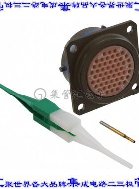 MS27508E16B35P 圆形连接器55POS插座公形引脚压接镀金面板安装