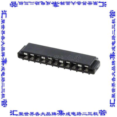 6-520314-1 连接器11POS FFC/FPC 2.54mm触点顶部通孔直角